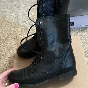 Steve Madden combat boots
